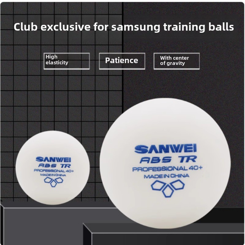 Table Tennis Game Pc - 50 100 pcs Sanwei ใหม่วัสดุพลาสติกลูกปิงปองปิงปองลูก ABS