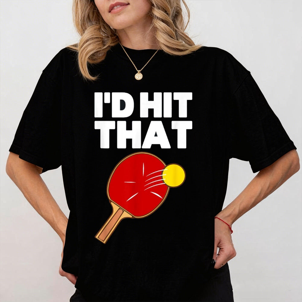 Table Tennis Cartoon - เสื้อยืดลายปิงปองสุดเท่สำหรับผู้ชาย ผู้หญิง ผู้รักกีฬาปิงปอง เสื้อผ้าสำหรับผู้ที่ชื่นชอบกีฬากลางแจ้ง พิมพ์ลายไม้ปิงปอง
