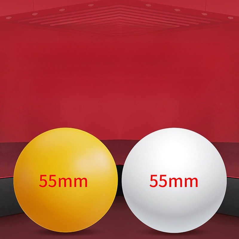 Table Tennis Game Pc - ลูกปิงปองขนาดใหญ่ 55 มม. สำหรับฝึกซ้อมที่บ้าน ทนทานต่อการสึกหรอและไม่แตกง่าย