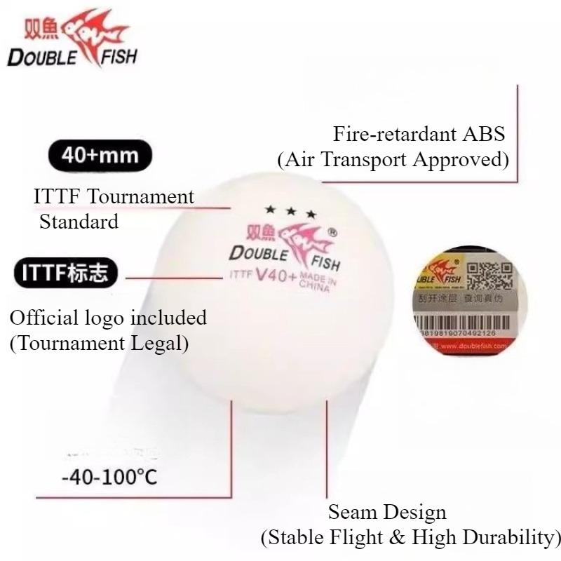 1/2/3 กล่องปลาคู่ 3 ดาว ITTF ล - Table Tennis Match บทวิจารณ์และราคา