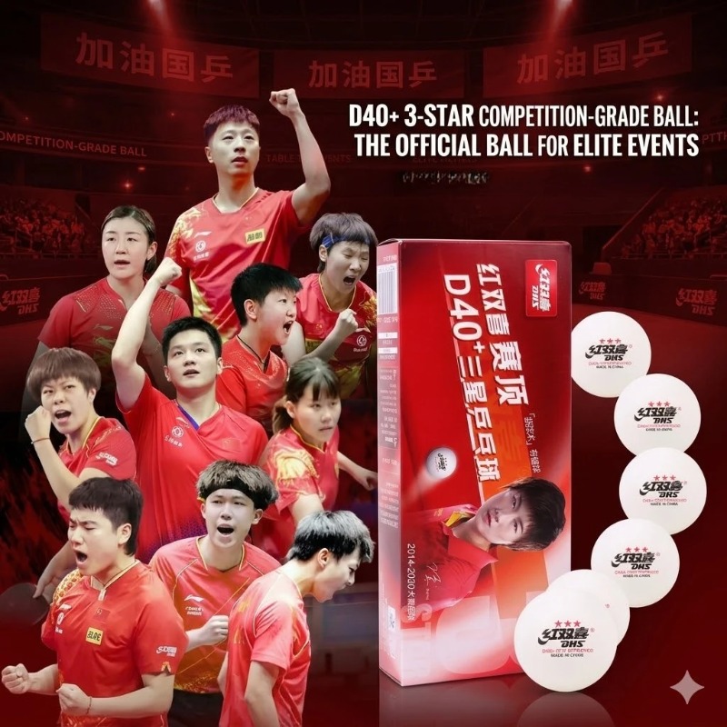ลูกปิงปอง DHS รุ่น Seamed D40+ - Table Tennis Game Pc บทวิจารณ์และราคา