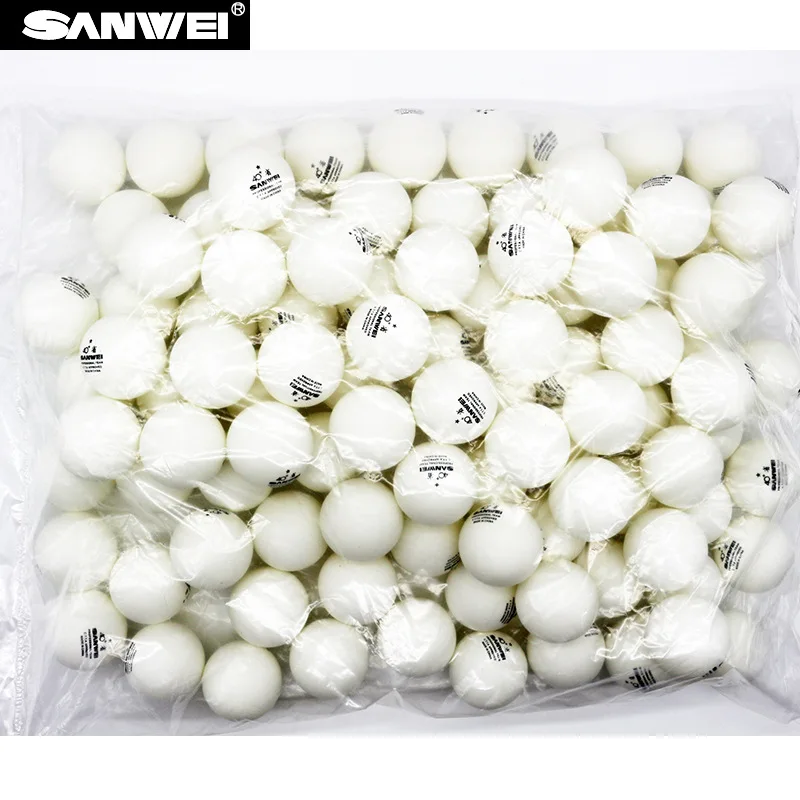 ลูกปิงปอง SANWEI 100 ลูก/แพ็ค  - Table Tennis Usa Team บทวิจารณ์และราคา