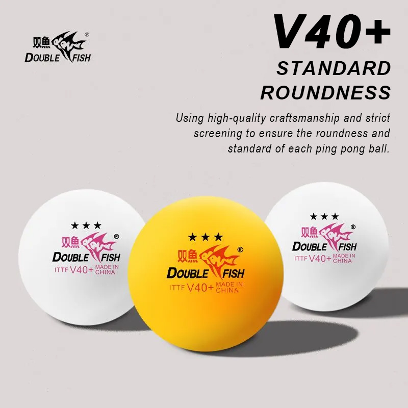 ดับเบิ้ลฟิช 3 สตาร์ V40+ 30/50 - Table Tennis Game Pc บทวิจารณ์และราคา