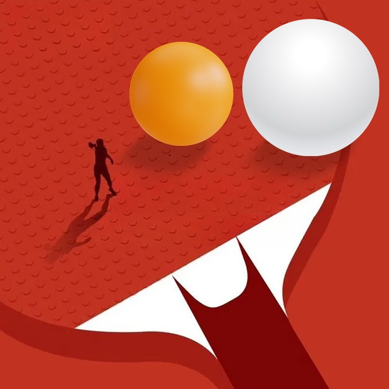 ลูกปิงปองขนาดใหญ่ 55 มม. สำหรั - Table Tennis Game Pc บทวิจารณ์และราคา